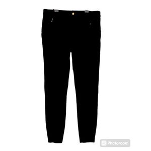 Tory Burch Black Straight Jogger Style Pants, Size Small